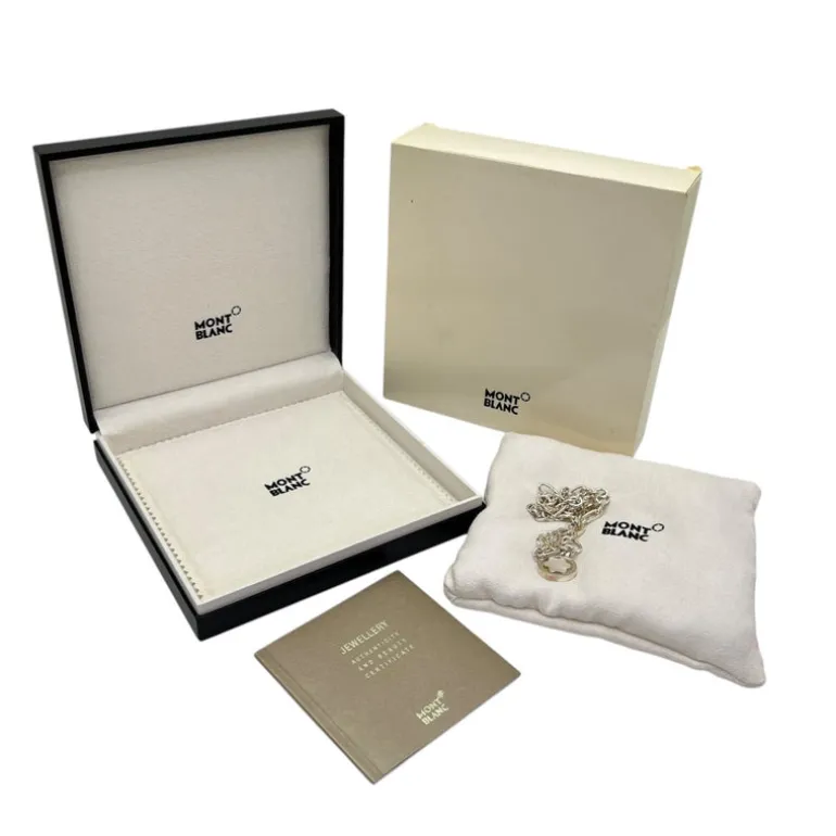 MONTBLANC STAR COLLANA IN ARGENTO