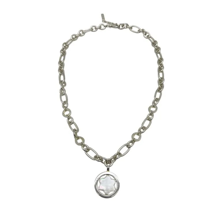 MONTBLANC STAR COLLANA IN ARGENTO