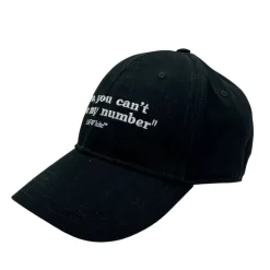 OFF-WHITE CAPPELLO DA BASEBALL CON SCRITTA TG L