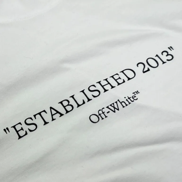 OFF-WHITE T-SHIRT OVERSIZE CON STAMPA TG L (VESTE XL)