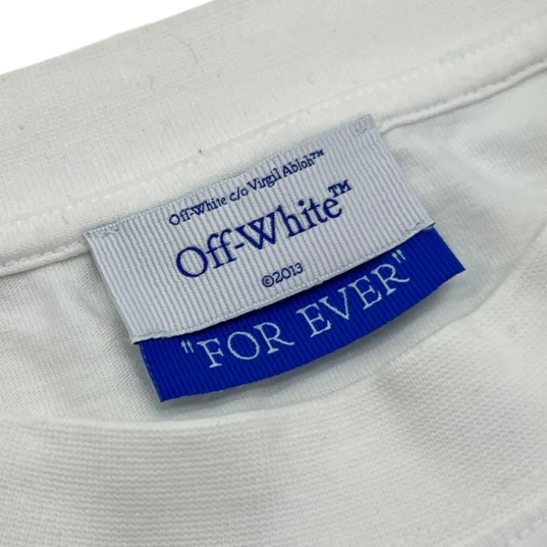 OFF-WHITE T-SHIRT OVERSIZE CON STAMPA TG L (VESTE XL)