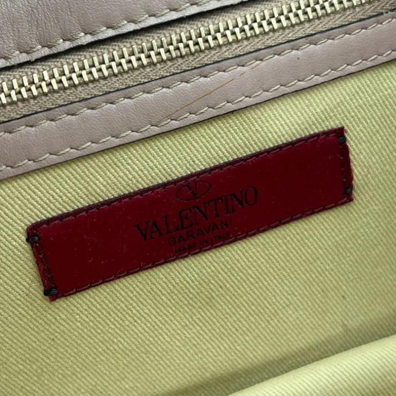 VALENTINO BORSA GLAM LOCK IN PELLE