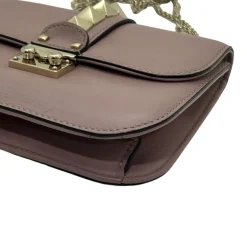 VALENTINO BORSA GLAM LOCK IN PELLE