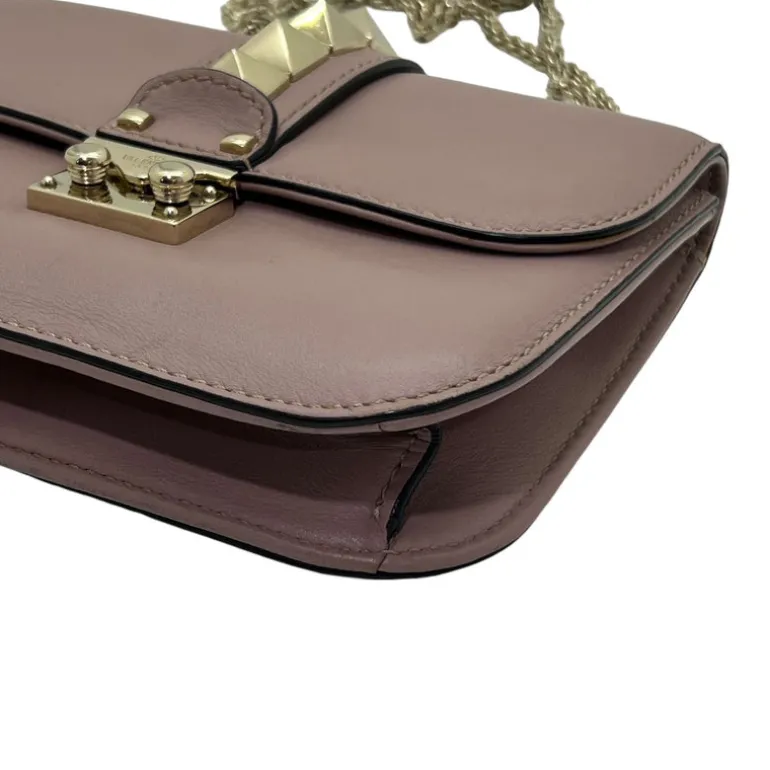 VALENTINO BORSA GLAM LOCK IN PELLE