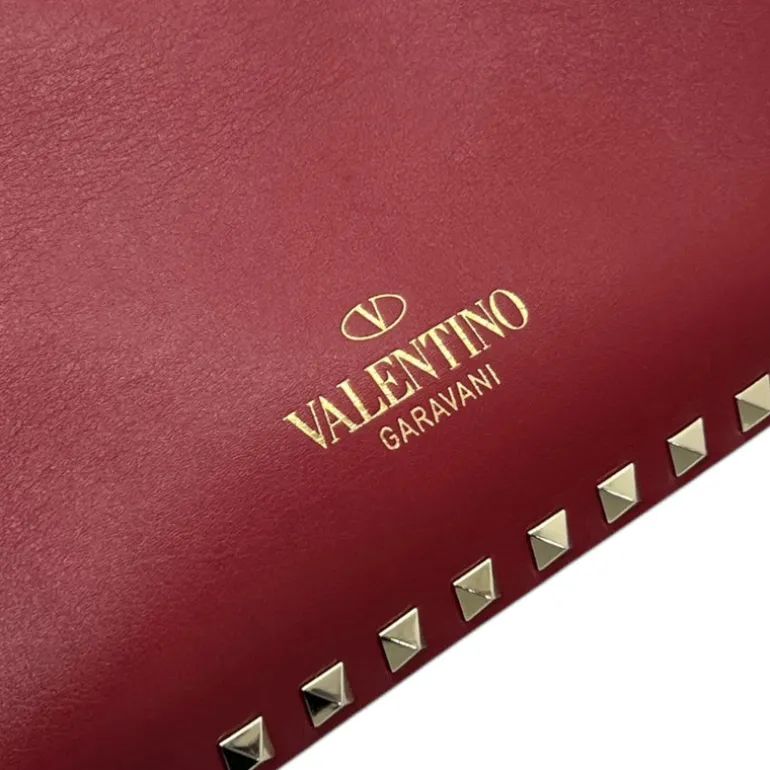 VALENTINO GARAVANI TOTE BAG ROCKSTUD IN PELLE